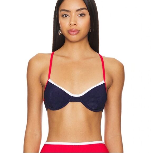 Beach Riot Other - BEACH RIOT Kori Top in Americana Colorblock Womens Size Large